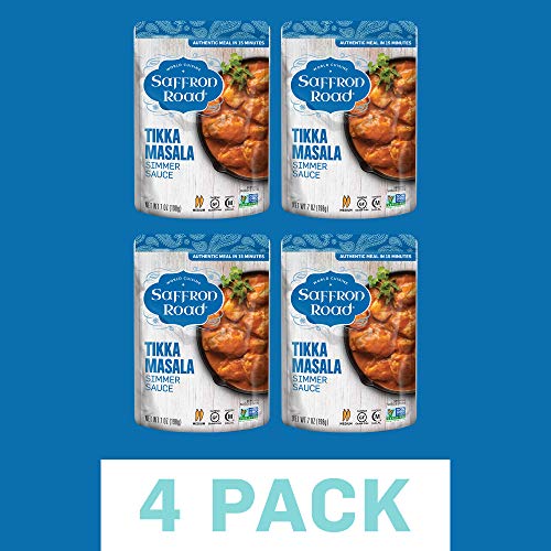 Saffron Road Tikka Masala Simmer Sauce - Non-Gmo, Gluten Free, H