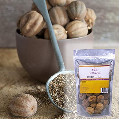 Saffronia Premium Quality Dried Lemon - All Natural Sharp Flavor