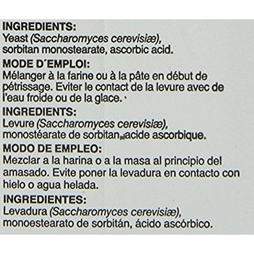 Saf Instant Yeast | 1 Pound Pouch Pack Of 4 + 1 Set Of Measuring