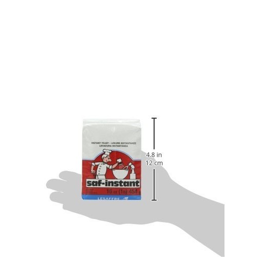 Saf Instant Yeast | 1 Pound Pouch Pack Of 4 + 1 Set Of Measuring
