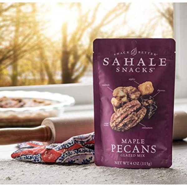 Sahale Snacks Maple Pecans Glazed Mix, 4 Ounce