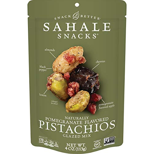 Sahale Snacks Pomegranate Flavored Pistachios Glazed Mix, 4 Oz. Sahale Snacks Pomegranate Flavored Pistachios Glazed Mix, 4 Oz.