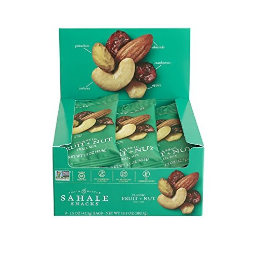 Sahale Snacks Classic Fruit And Nut Mix, 1.5 Oz., Pack Of 9 – Co Sahale Snacks Classic Fruit And Nut Mix, 1.5 Oz., Pack Of 9 – Co