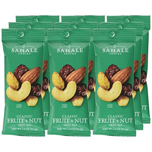 Sahale Snacks Classic Fruit And Nut Mix, 1.5 Oz., Pack Of 9 – Co Sahale Snacks Classic Fruit And Nut Mix, 1.5 Oz., Pack Of 9 – Co