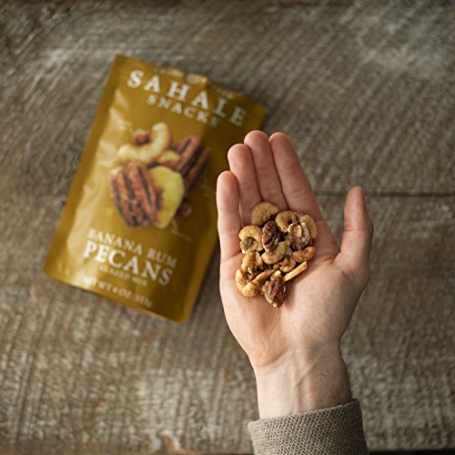Sahale Snacks Banana Rum Pecans Glazed Mix, 4 Ounces