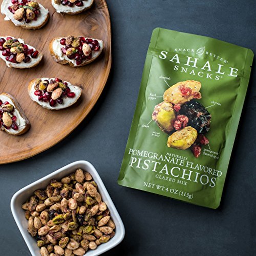 Sahale Snacks Pomegranate Flavored Pistachios Glazed Mix, 4 Ounc