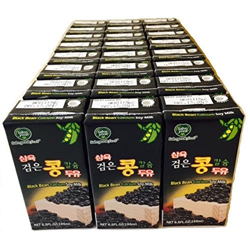 Sahmyook Black Bean Calcium Soy Milk, 6.5 Fl. Ounce (Pack