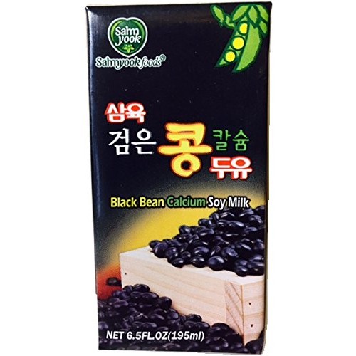 Sahmyook Black Bean Calcium Soy Milk, 6.5 Fl. Ounce Pack Of 24