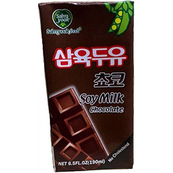 Sahmyook Chocolate Soy Milk, 6.5 Fl. Ounce Pack Of 24