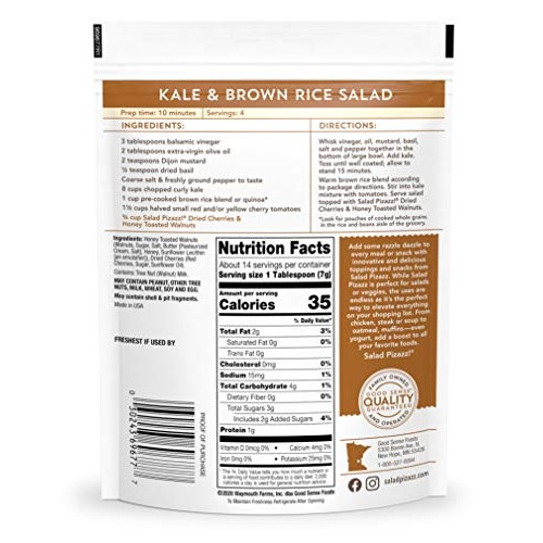 Salad Pizazz Dried Cherries & Honey Toasted Walnuts, Snack Mix a...