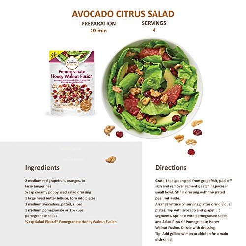 Salad Pizazz! Dried Pomegranate Flavored Cranberries &Amp; Honey Toa