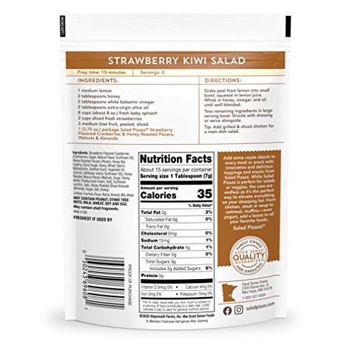 Salad Pizazz Strawberry Cranberry Honey Nut, 3.75 Ounce Pack Of