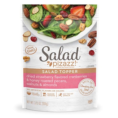 Salad Pizazz Strawberry Cranberry Honey Nut, 3.75 Ounce Pack Of