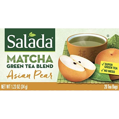 Salada Teas Matcha Green Tea, 6 Boxes Of 20 120 Tea Bags, Asia