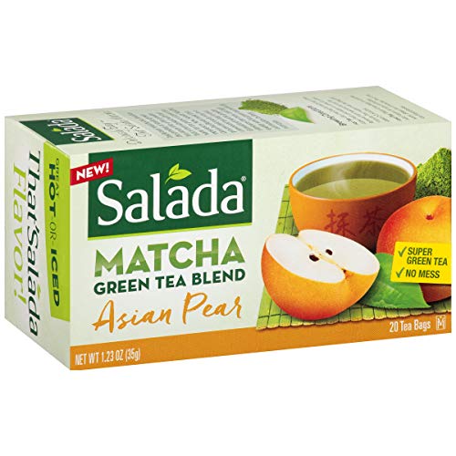 Salada Teas Matcha Green Tea, 6 Boxes Of 20 120 Tea Bags, Asia