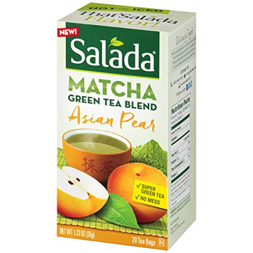Salada Teas Matcha Green Tea, 6 Boxes Of 20 120 Tea Bags, Asia