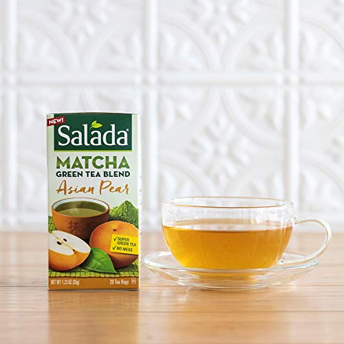 Salada Teas Matcha Green Tea, 6 Boxes Of 20 120 Tea Bags, Asia