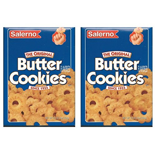 Salerno Butter Cookies - 2 Pack 16 Oz Each