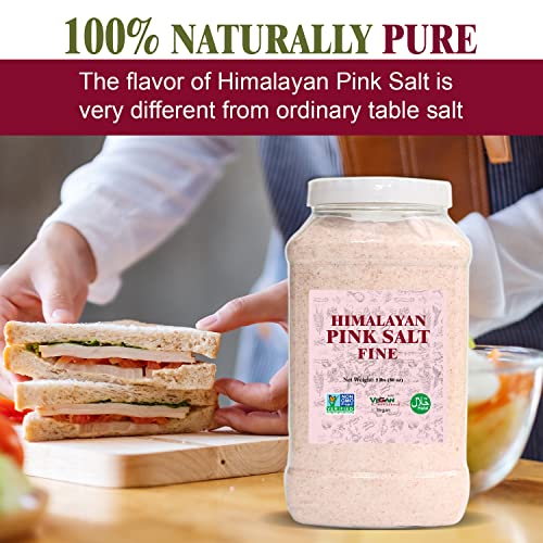 Himalayan Salt Fine Grain 80oz 2.25kg, Himalayan Pink Salt, Hi...