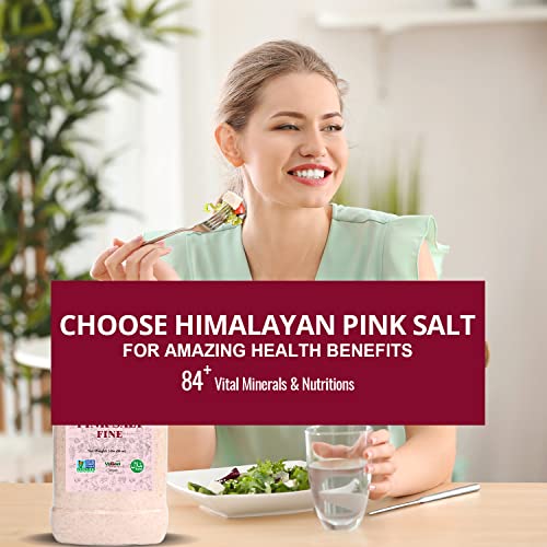Himalayan Salt Fine Grain 80oz 2.25kg, Himalayan Pink Salt, Hi...