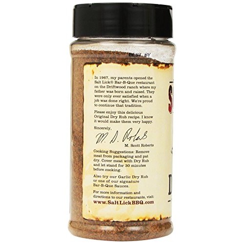 Salt Lick Original Dry Rub Seasoning - For Bbq Pit &Amp; Grill, 12 Oz