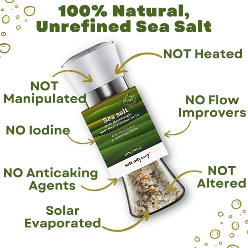 Salt Odyssey Pure Sea Salt, Salt For Seasoning Meat, Fish And Ch