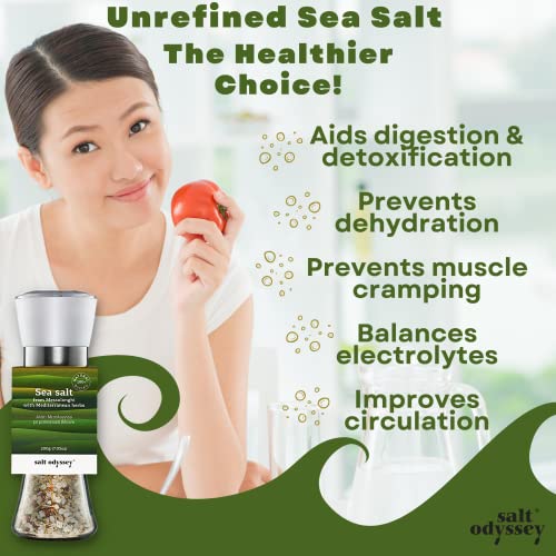 Salt Odyssey Pure Sea Salt, Salt For Seasoning Meat, Fish And Ch