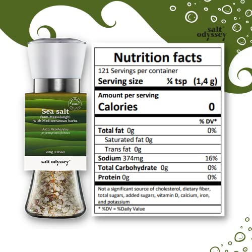 Salt Odyssey Pure Sea Salt, Salt For Seasoning Meat, Fish And Ch