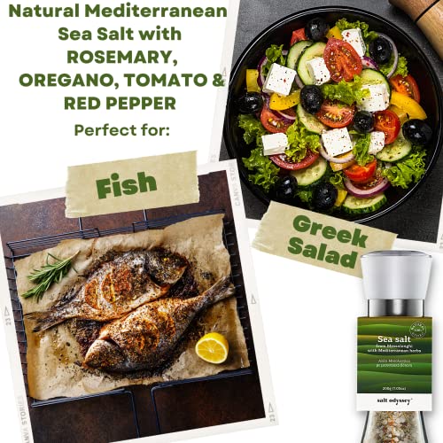 Salt Odyssey Pure Sea Salt, Salt For Seasoning Meat, Fish And Ch
