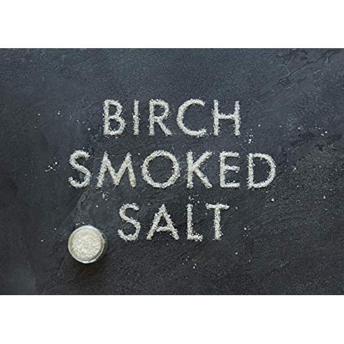Saltverk Birch Smoked Sea Salt, 3.17 Ounces Of Handcrafted Gourm