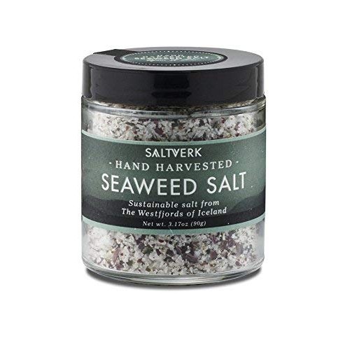 Saltverk Seaweed Sea Salt, 3.17 Ounces Of Handcrafted Gourmet Sa