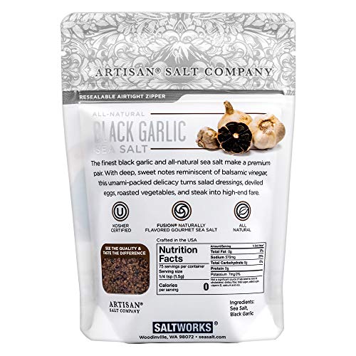 Artisan Salt Company Fusion Naturally Flavored Black Garlic Sea