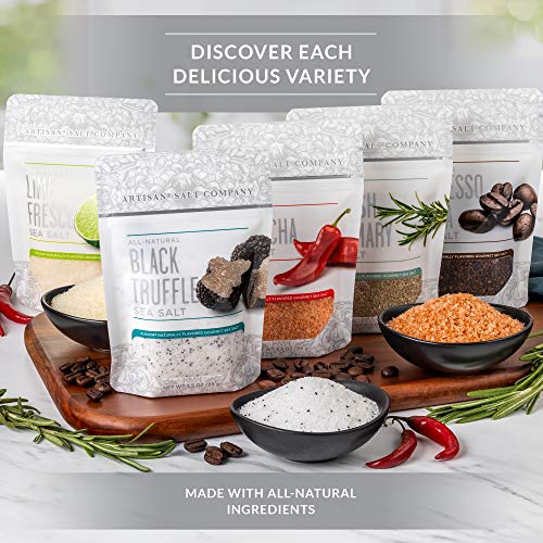 Artisan Salt Company Fusion Naturally Flavored Black Garlic Sea