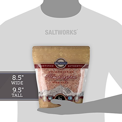 Saltworks Ancient Ocean Himalayan Pink Salt, Coarse Grain, 5 Pou