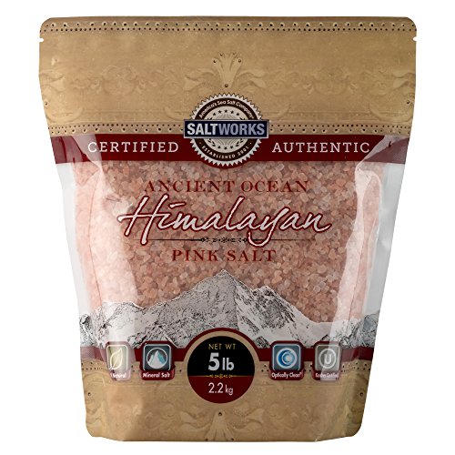 Saltworks Ancient Ocean Himalayan Pink Salt, Coarse Grain, 5 Pou