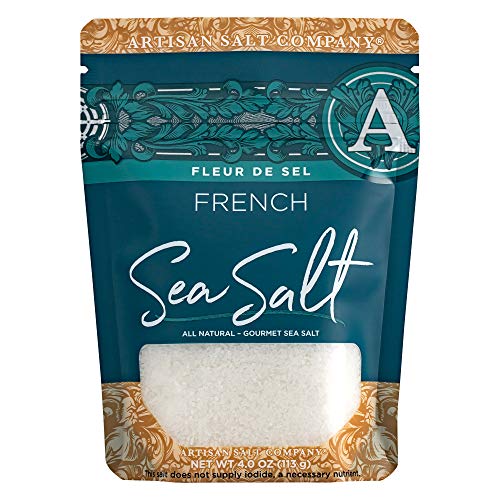 Saltworks Fleur De Sel French Flower Of Salt, Artisan Zip-Top Po