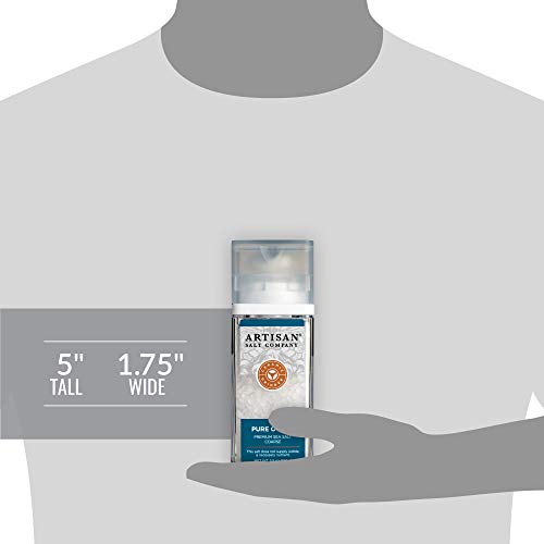 Saltworks Pure Ocean Premium Sea Salt, Coarse, Artisan Grinder J