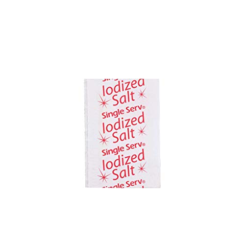 Individual Salt Packets By Salty Ernie, Iodized Table Salt, 0.6