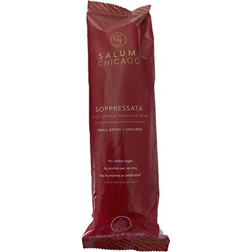 Salumi Chicago Artisan Salami Soppressata - Uncured, Gluten Fr