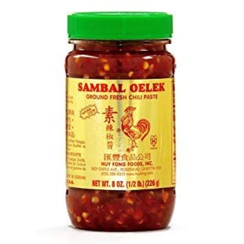 SAMBAL OELEK Ground Fresh Chili Paste, 8oz 226g