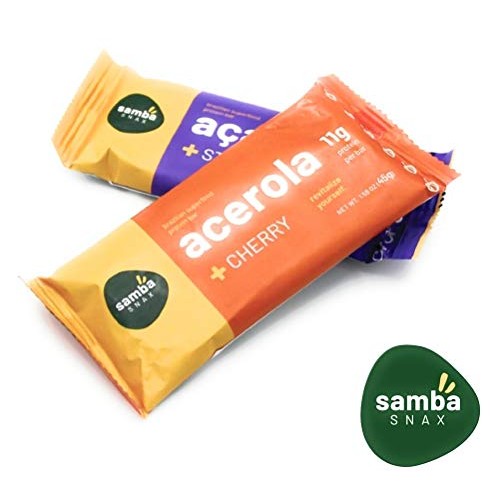 Sambasnax Keto-Friendly Protein Bars 6 Pack, Healthy Snacks Ac