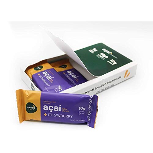 Sambasnax Keto-Friendly Protein Bars 6 Pack, Healthy Snacks Ac