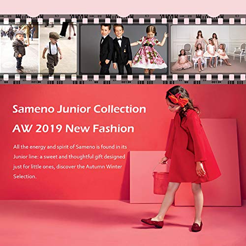 Sameno Kids Toddler Baby Girl Clothes Cute Strawberry Print Dres