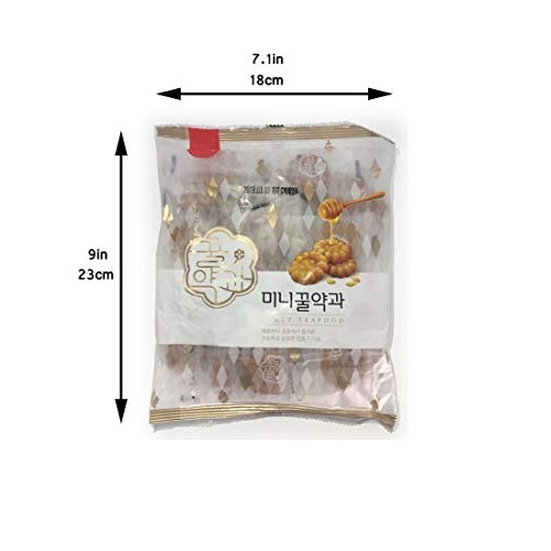 Korean Traditional Sweet Mini Honey Yak Gwa Cookies 200 G X 3 Pa