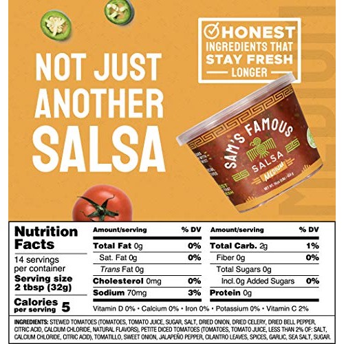 Sams Famous Salsa 3 Pack | Fresh Salsa Cold Shipped | Authentic