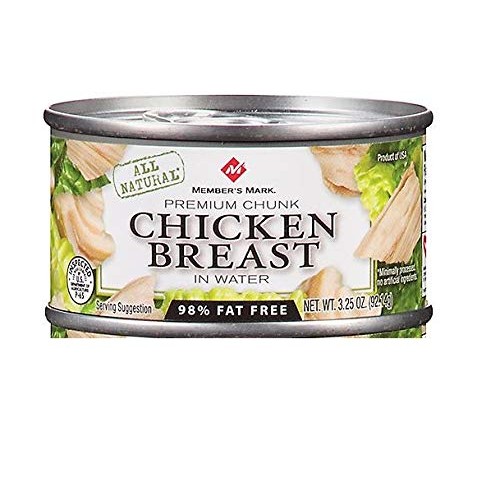 Members Mark Premium Chunk Chicken Breast 3.25 Oz., 6 Ct. P