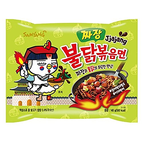 3Pcs Samyang Jjajang Buldak Spicy Black Bean Roasted Chicken Ram