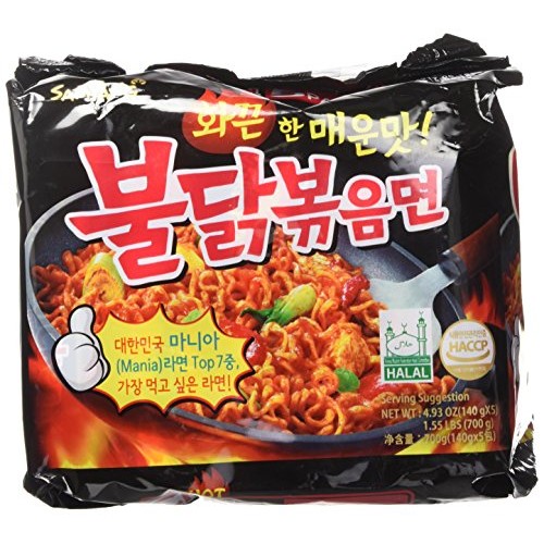 New Samyang Ramen/Spicy Chicken Roasted Noodles, 4.94 Oz Pack O