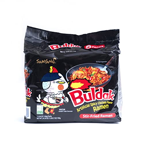 Samyang Buldak Hot Spicy Chicken Ramen Noodle Korean Stir-Fried ...
