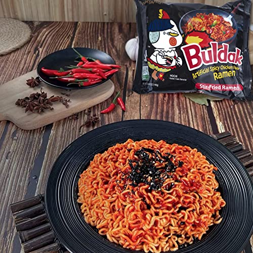 Samyang Buldak Hot Spicy Chicken Ramen Noodle Korean Stir-Fried ...